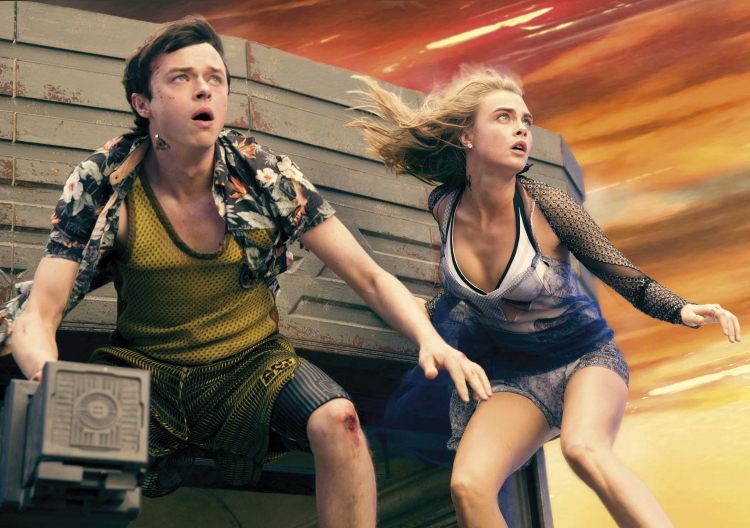 Das Model und der Tränensack: Cara Delevingne und Dane DeHaan kämpfen mit Aliens gegen Menschen. Kennt man aus „Avatar“. Valerian