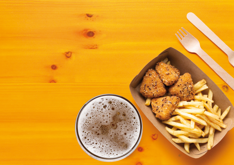 Pommes und Bier