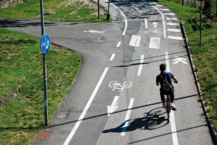 Das Land Südtirol setzt aufs Fahrrad: Von 11 auf 20 Prozent.