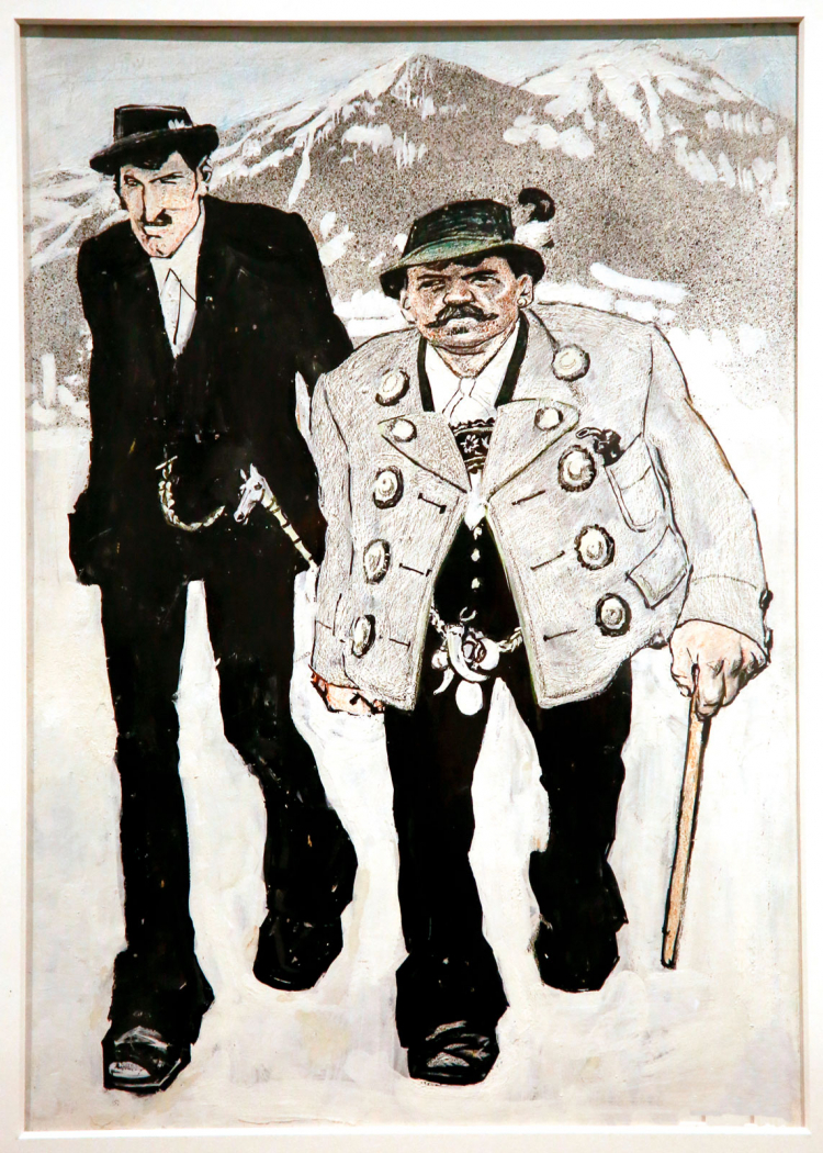 Thöny, Kirchgang aus dem Jahr 1910