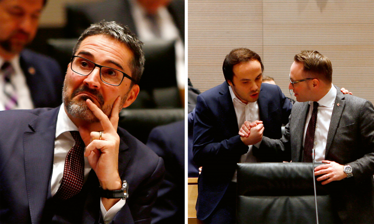 Arno Kompatscher und Philipp Achammer (mit Carlo Vettori)