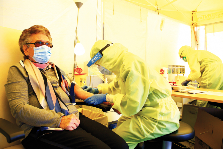 Serologischer Test im Labor