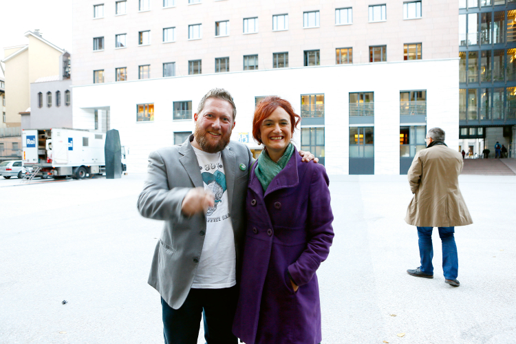 Brigitte Foppa und Tobias „Tobe“ Planer. 