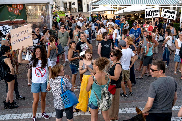 Demonstration gegen Corona-Maßnahmen