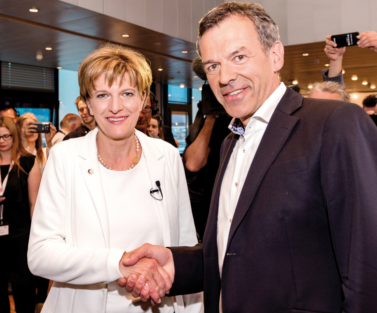 Christine Oppitz-Plörer und Georg Willi