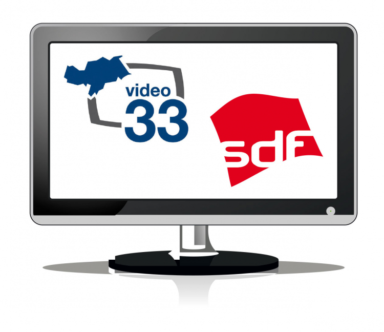 Die beiden lokalen Sender Video33 und SDF
