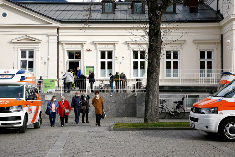 Impfzentrum in Meran