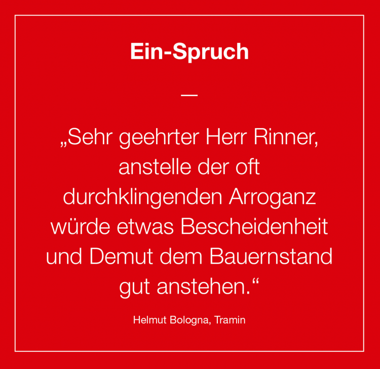 Landwirtschaft für alle - Leserbriefe