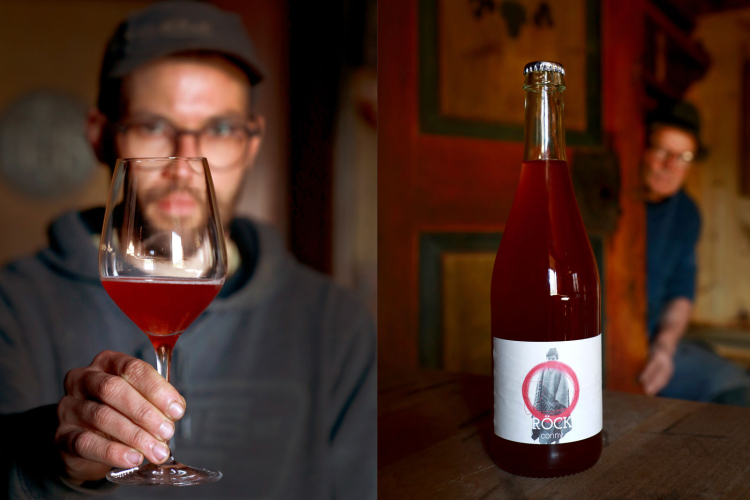 Anderes Marketing: Für die Namensgebung der Weine hat man sich mit der Hof-Vergangenheit auseinandergesetzt. Die Etiketten wurden mit den weiblichen Formen der Namen der Hofbesitzer versehen. Die Kreise darauf stehen für das Kreislaufprinzip von Nehmen und Geben.