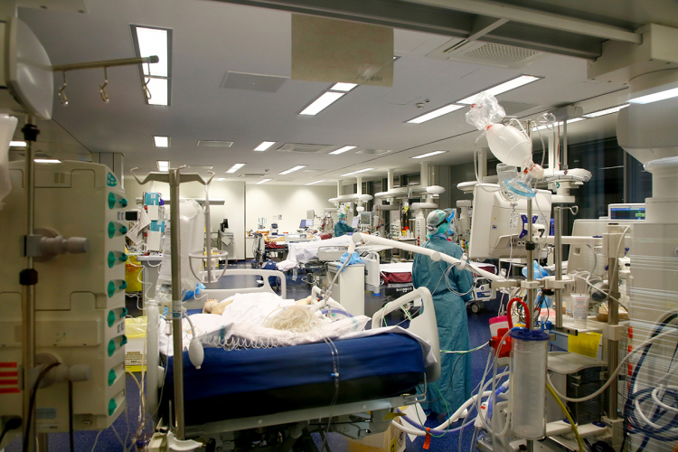 Un reparto di terapia intesiva