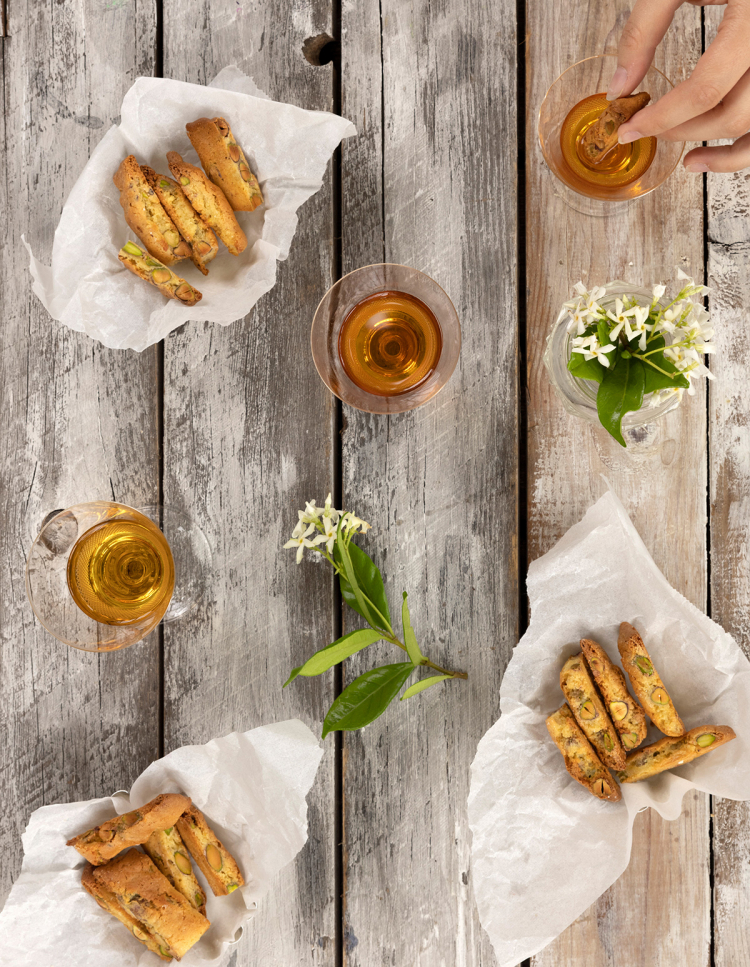 Cantuccini mit Pistazien