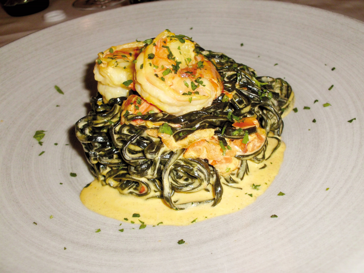 Tagliatelle al nero di seppia