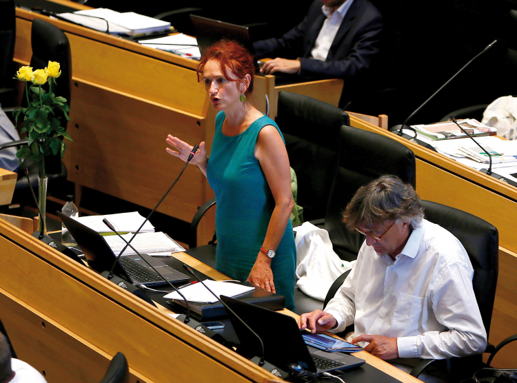 Grünen-Landtagsabgeordnete Brigitte Foppa