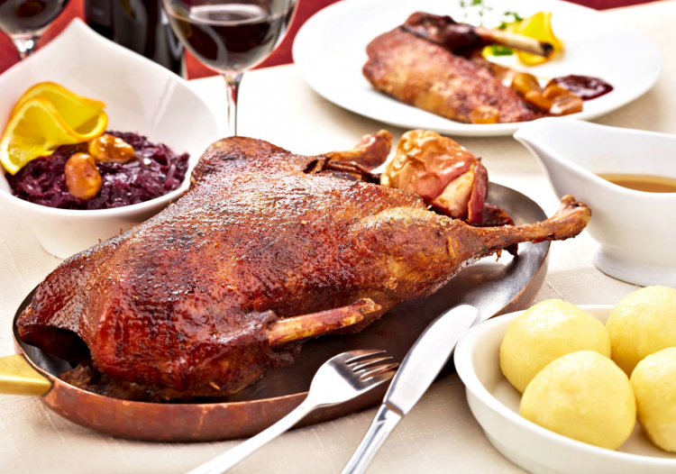 Gänsebraten