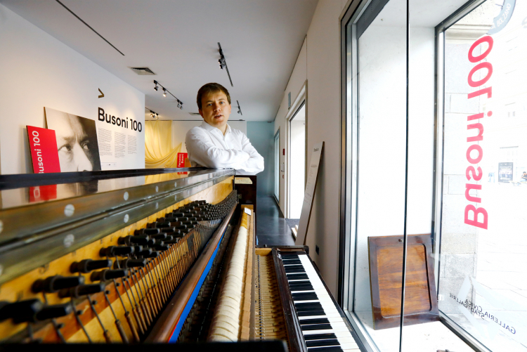 Filippo Gorini in der Stadtgalerie in Bozen: „Ich finde in der Musik jedes Mal neue Schönheit.“ Filippo Gorini