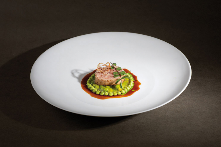 Rosa Kalbsfilet mit Aristos-Weinen - Leben