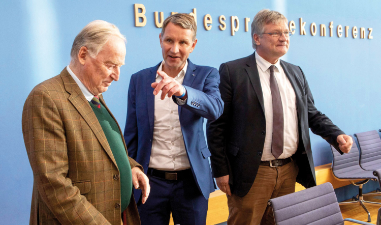 Alexander Gauland, Björn Höcke, Jörg Meuthen