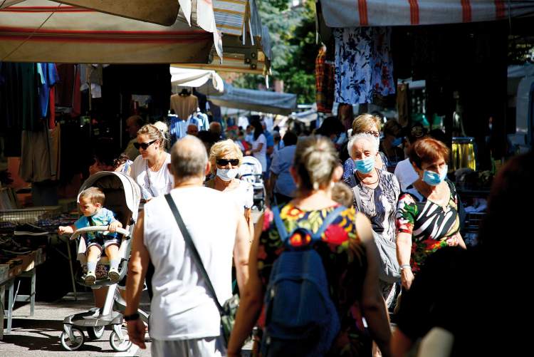 Masken in der Altstadt