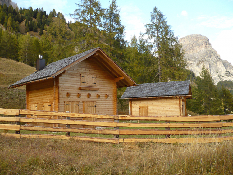Kochhütte der Alfreiders in Kolfuschg