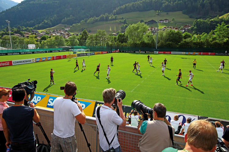 Deutsche Fußballnationalmannschaft im Passeiertal