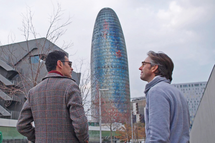 Gustav Hofer (rechts) und Luca Ragazzi: Selbst in der Architektur entdecken sie die Zeichen des Männlichkeitswahns. Dokumentarfilm – „Dicktatorship“