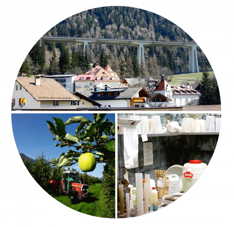 Südtirol Querschnitt