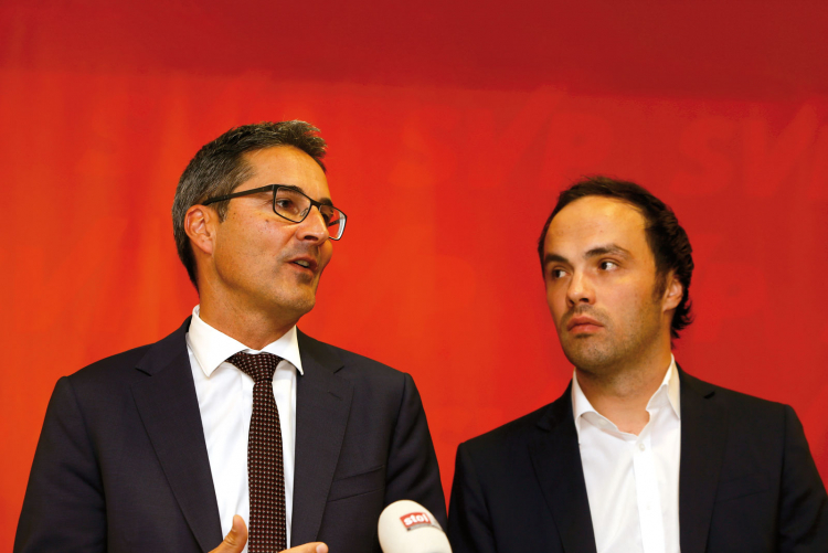 Landeshauptmann Kompatscher und SVP-Obmann Achammer
