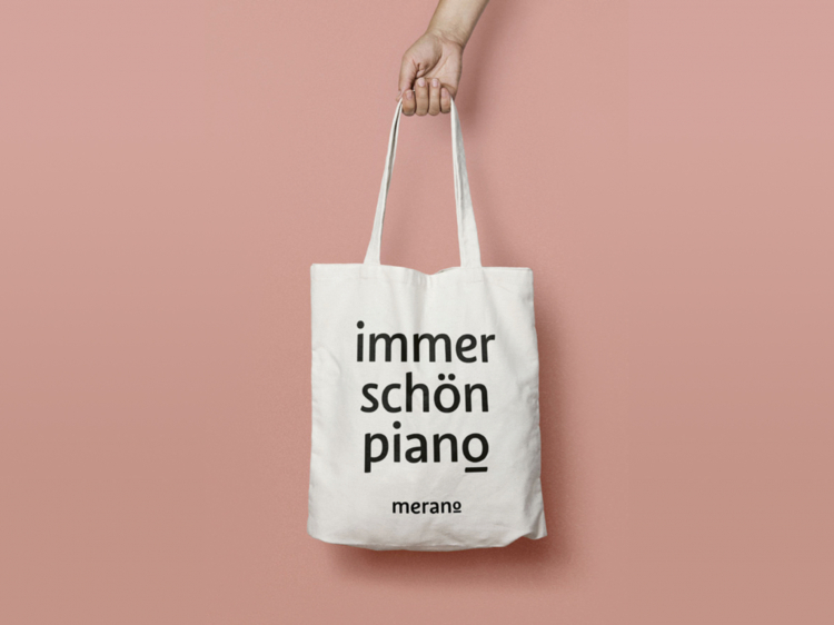 Stofftasche mit Aufdruck