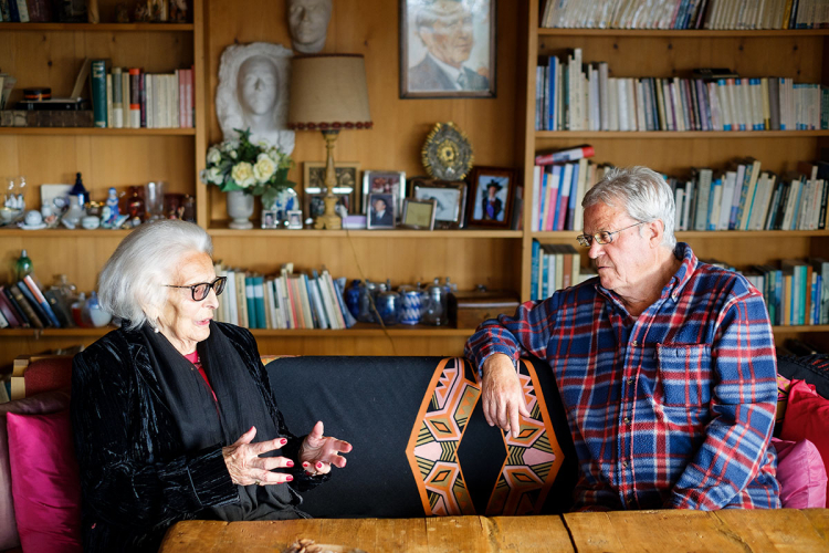 Leopold Steuer, als Historiker ein Tabubrecher, und Martha Ebner