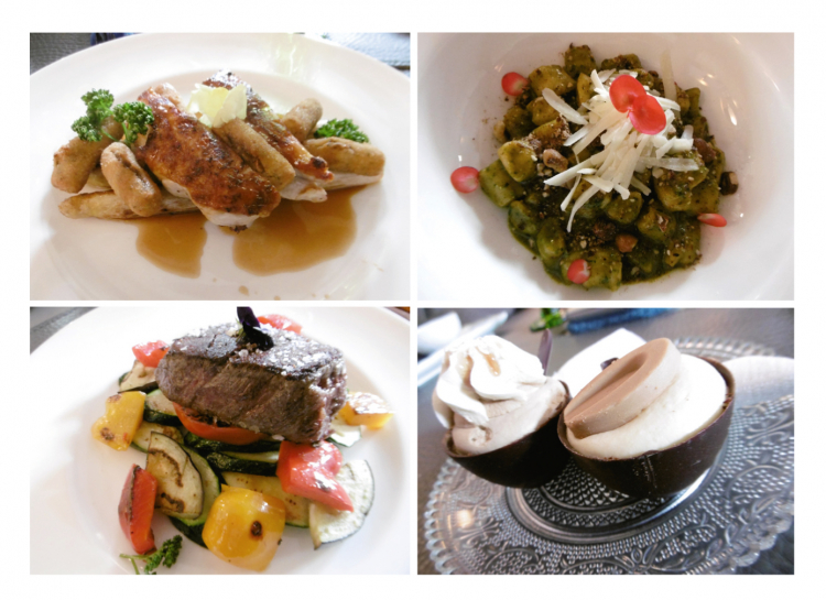Gerichte aus dem Restaurant Arôme