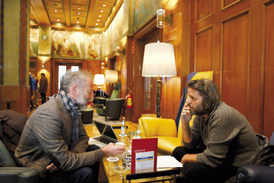 Georg Mair im Gespräch mit Luca Fazzi 