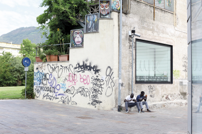 Migranten in Bozen