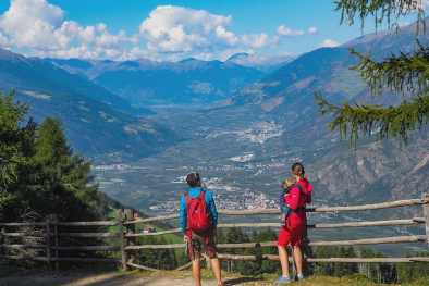 Aussicht über den Vinschgau