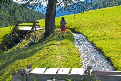 Waalwanderung im Matscher Tal im Vinschgau