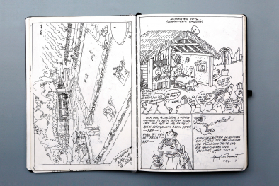 Skizzenbuch von Hanspeter Demetz