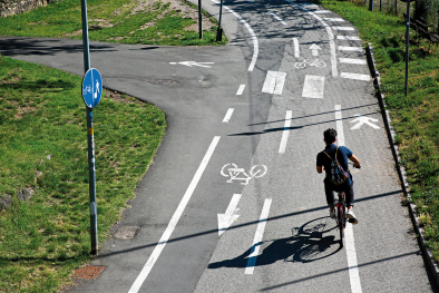 Das Land Südtirol setzt aufs Fahrrad: Von 11 auf 20 Prozent.