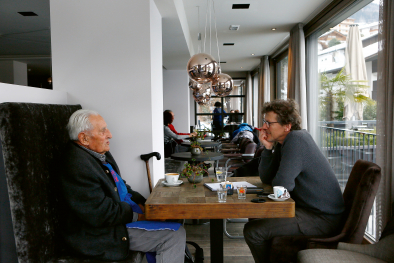 Sepp Innerhofer und Markus Larcher 
