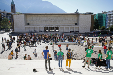 Klimastreik am Bozner Gerichtsplatz