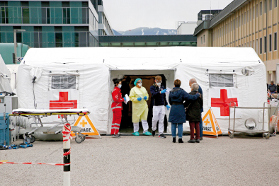 Corona-Maßnahmen am Bozner  Krankenhaus: Nur keine Panik.