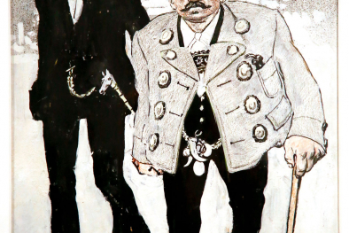 Thöny, Kirchgang aus dem Jahr 1910