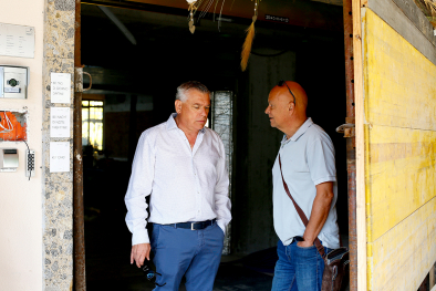 Norbert Dall’Ò im Gespräch mit Erich Falken­steiner