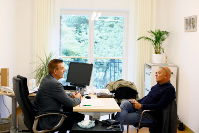 Norbert mit Ernst Fop
