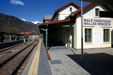 Bahnhof von Mals 