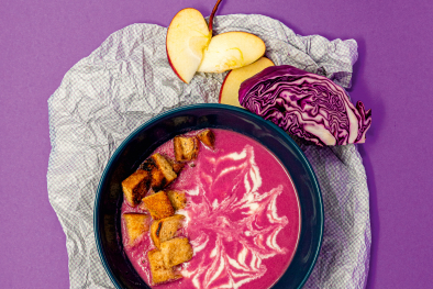 Apfel-Rotkohl-Suppe