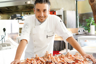 Manuel Astuto, Chefkoch im Parkhotel Laurin in Bozen.