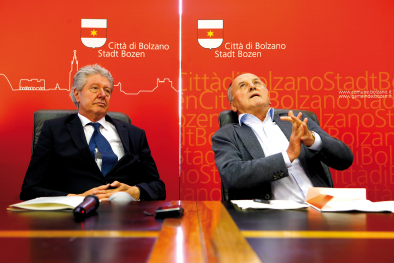 Renzo Caramaschi (links) und sein Stellvertreter Christoph Baur.
