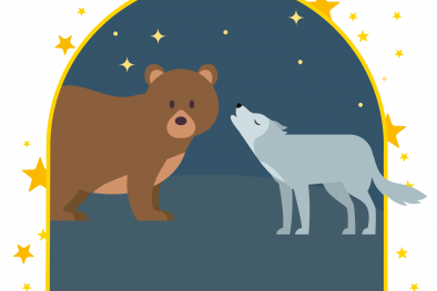 Bär und Wolf