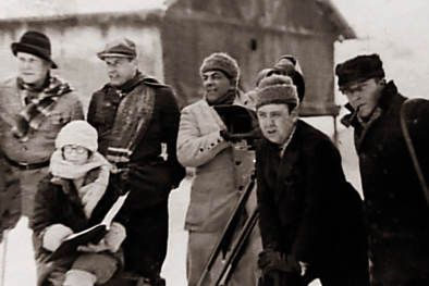 Alfred Hitchcock e la troupe