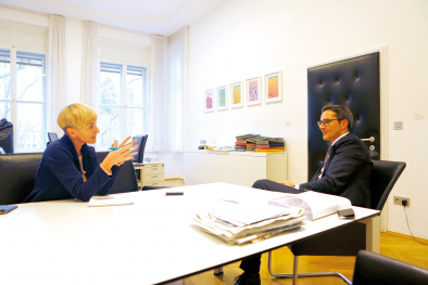 Alexandra Aschbacher und Arno Kompatscher