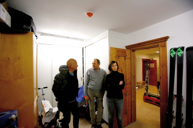 Nobert Dall’Ò mit Nadia und Christoph Vinatzer